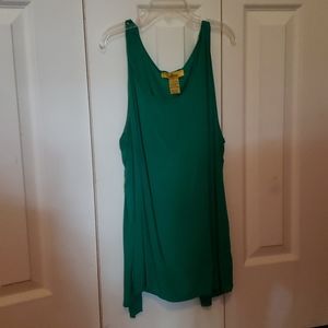 Finesse Large Green sleeveless top